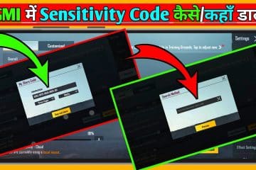 How to generate and use sensitivity codes to copy settings in BGMI