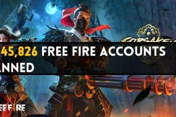 Free Fire accounts banned