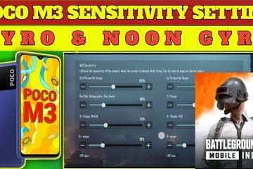 Poco M3 pubg sensitivity settings